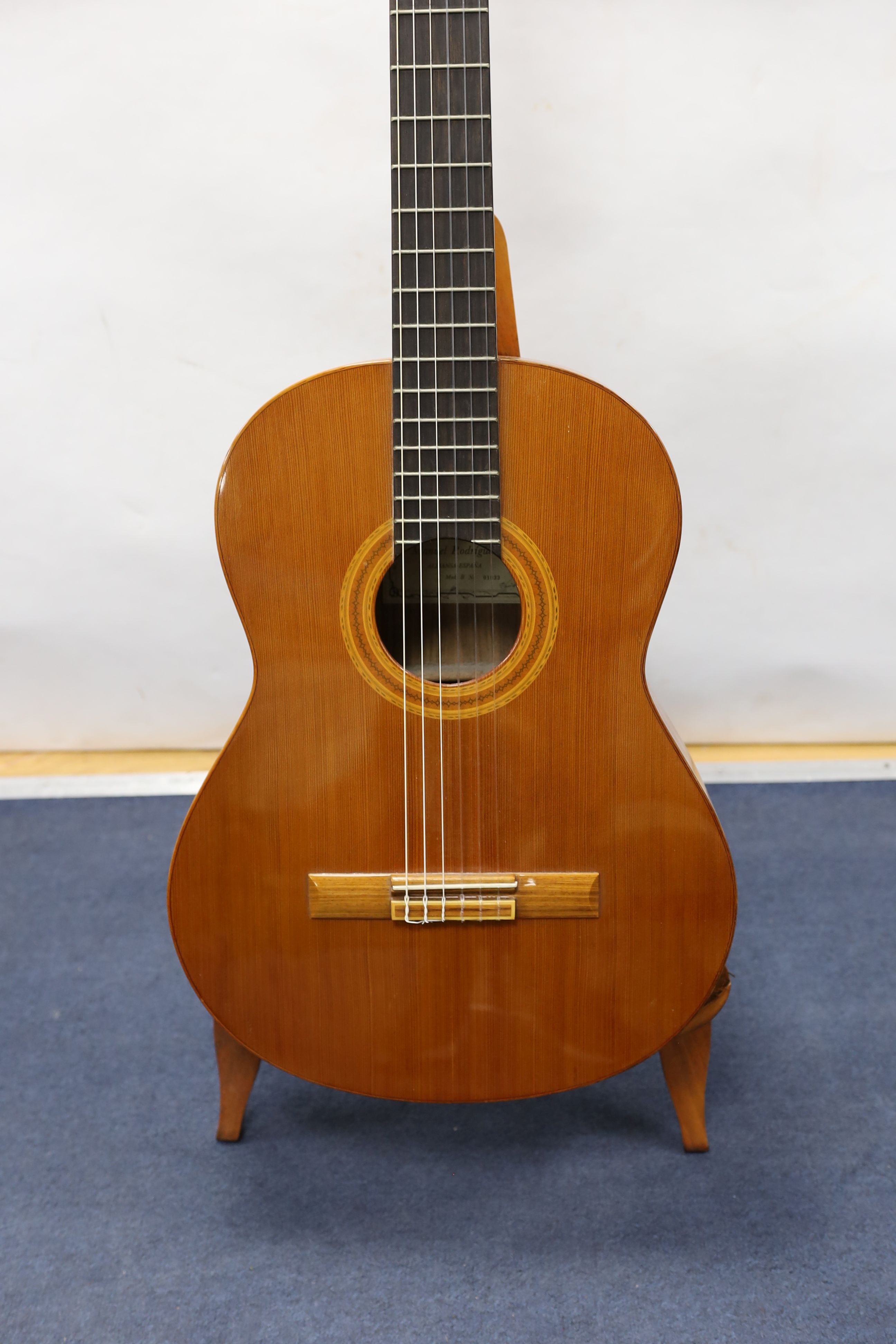 Manuel Rodriguez Model B Espana guitar with stand